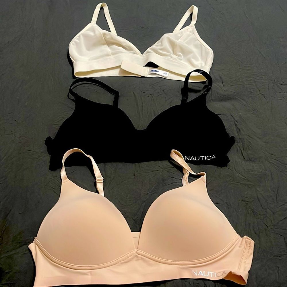 NWOT 2 Nautica Intimates Bras & 1 Old Navy Bralette